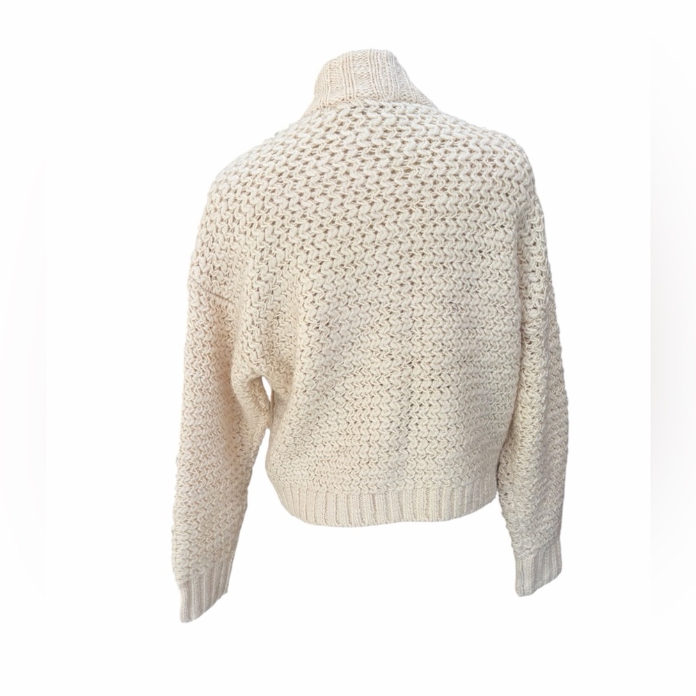 Madewell chunky bomber cardigan size medium - Picture 3 of 6